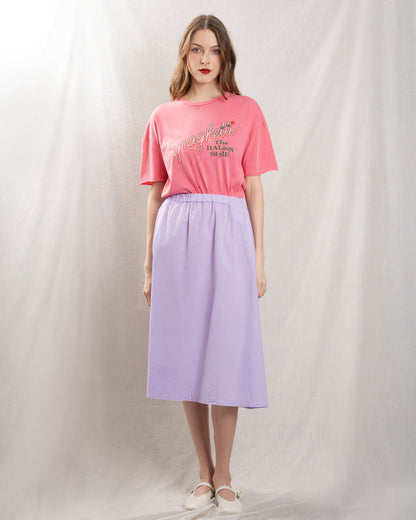 Bowery | Acid-Fuchsia Graphic Tee - Premium Cotton Acid-Fuchsia-Purple