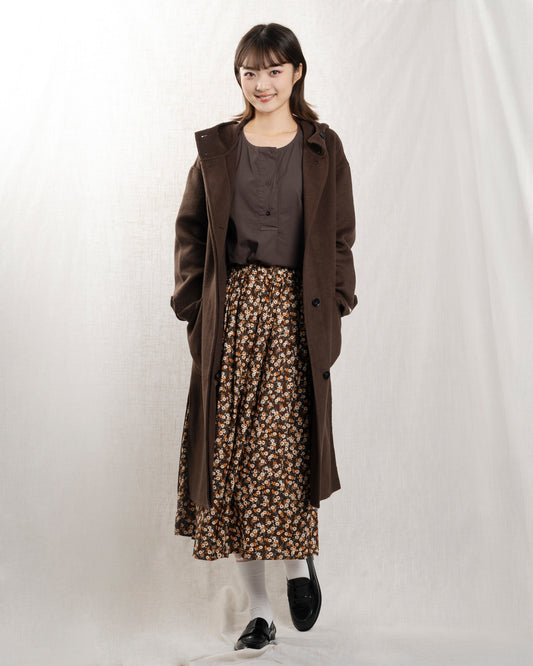 Coat Zj-2408 Brown