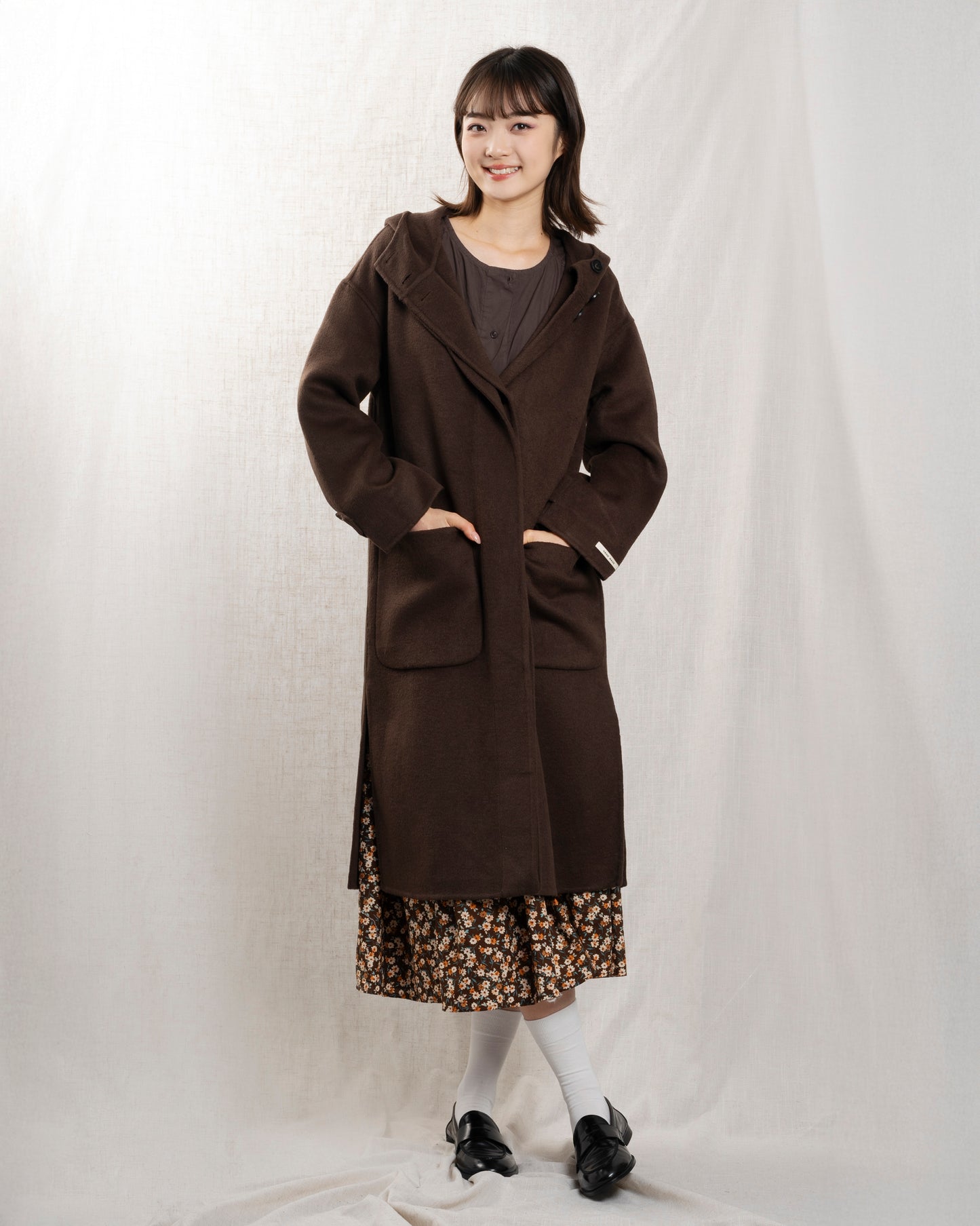 Coat Zj-2408 Brown