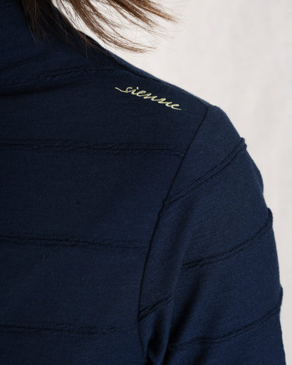 Sweatshirt Bless Stripe Top Navy