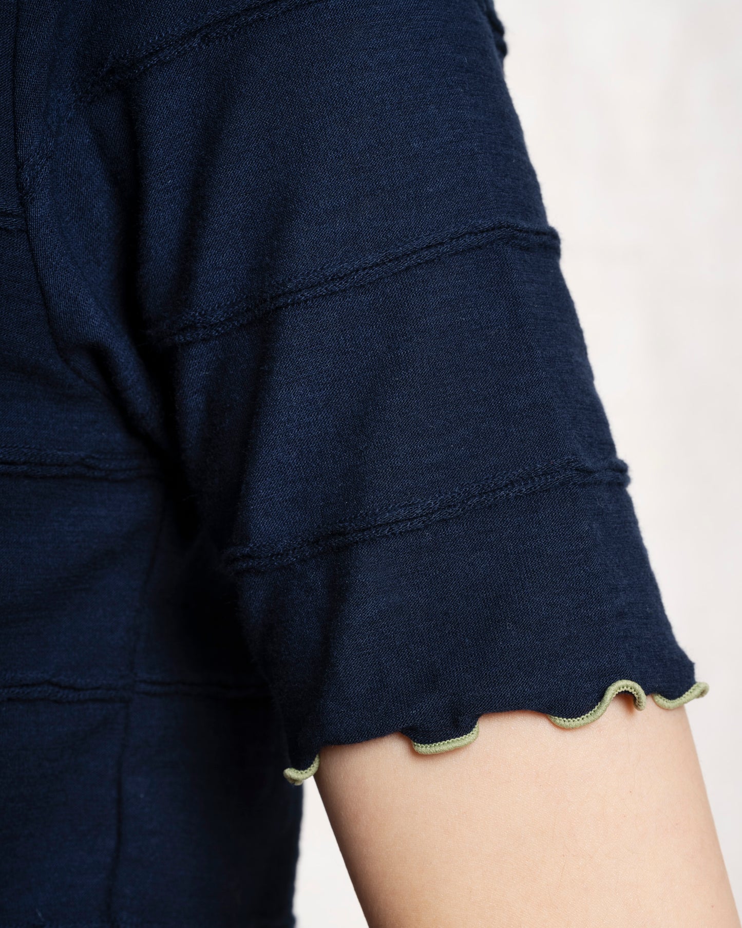 Sweatshirt Bless Stripe Top Navy