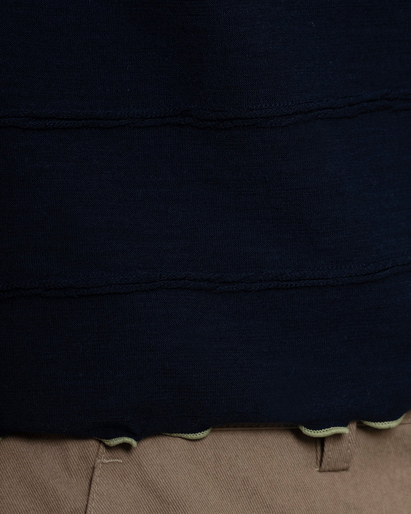 Sweatshirt Bless Stripe Top Navy