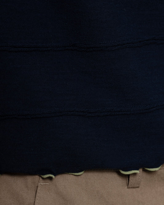 Sweatshirt Bless Stripe Top Navy