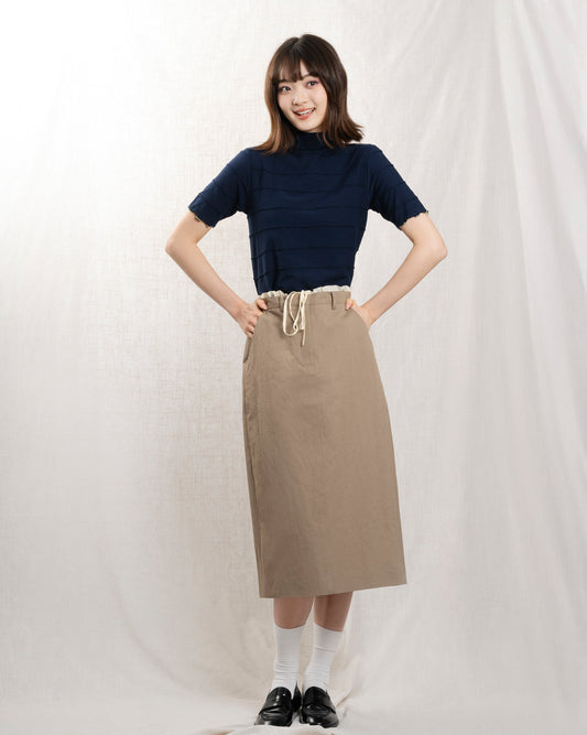 Skirt Molly Layer Skt Mocha-Beige