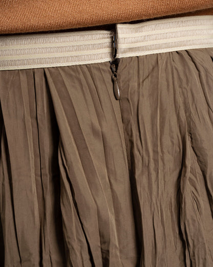 Skirt Tautou Flare Skt Khaki