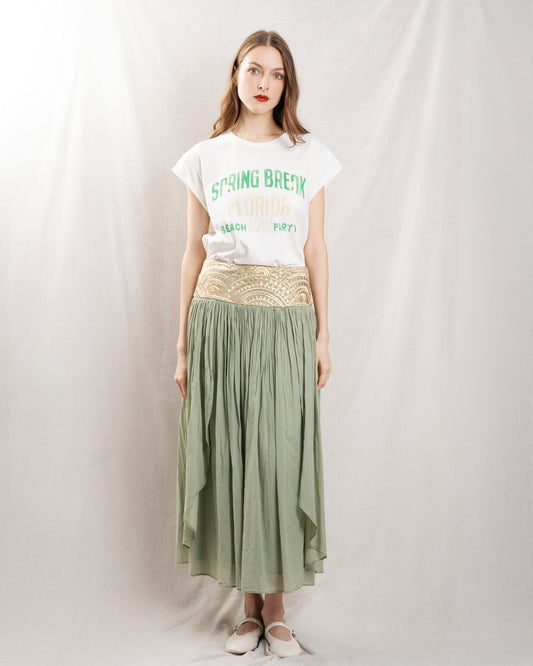 Skirt 3112013 Sage-Gold