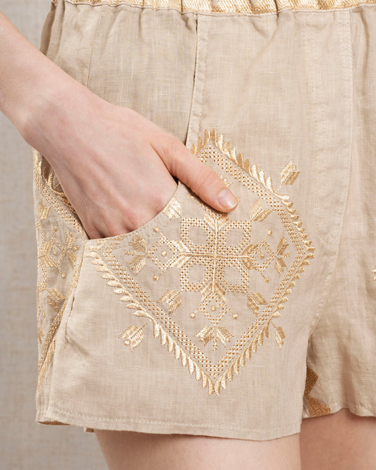 Shorts 2141131 Beige-Gold
