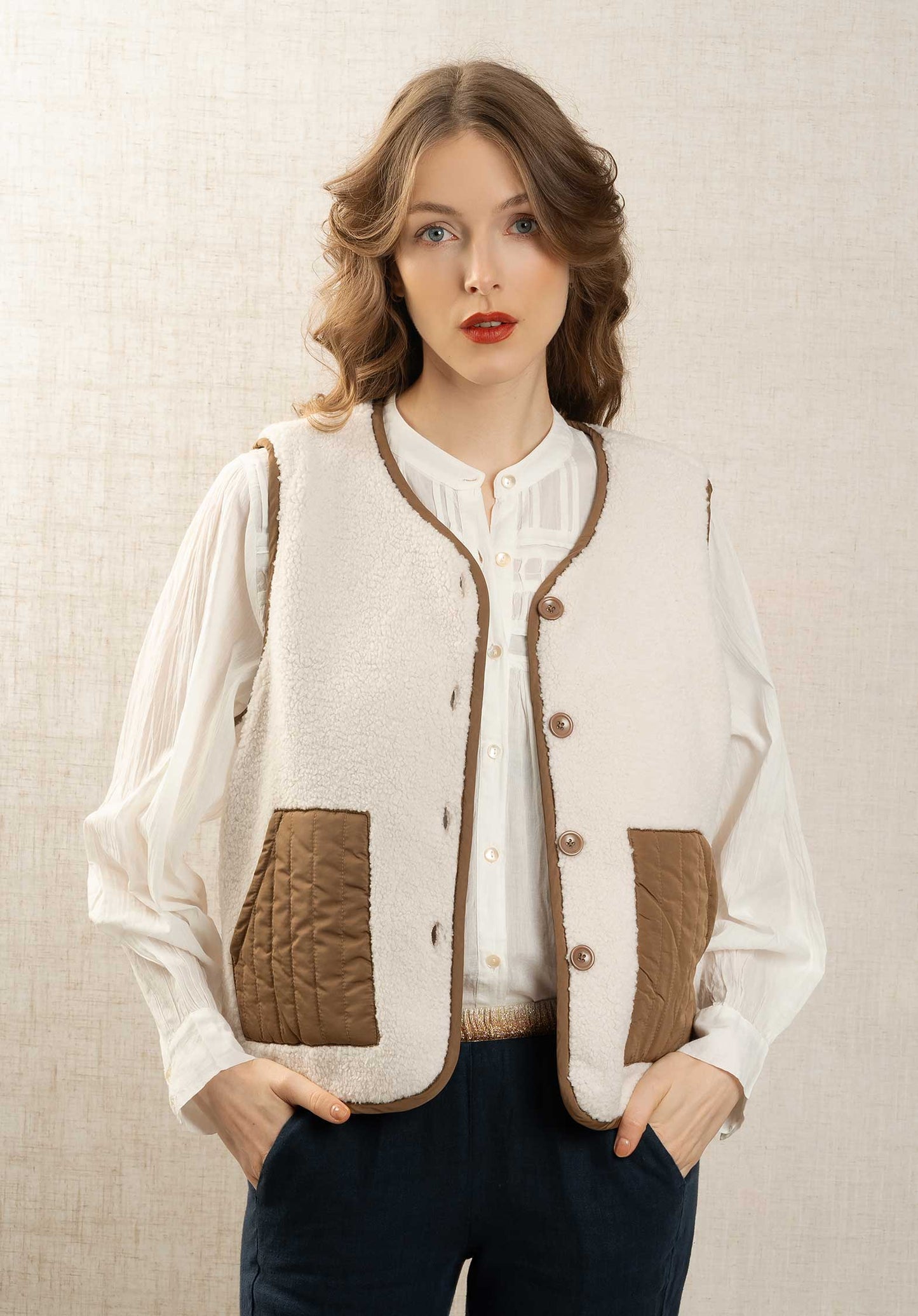 Gilet Sc162 Brown