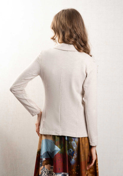 Jacket 004-fve046 Raw-White-Chine
