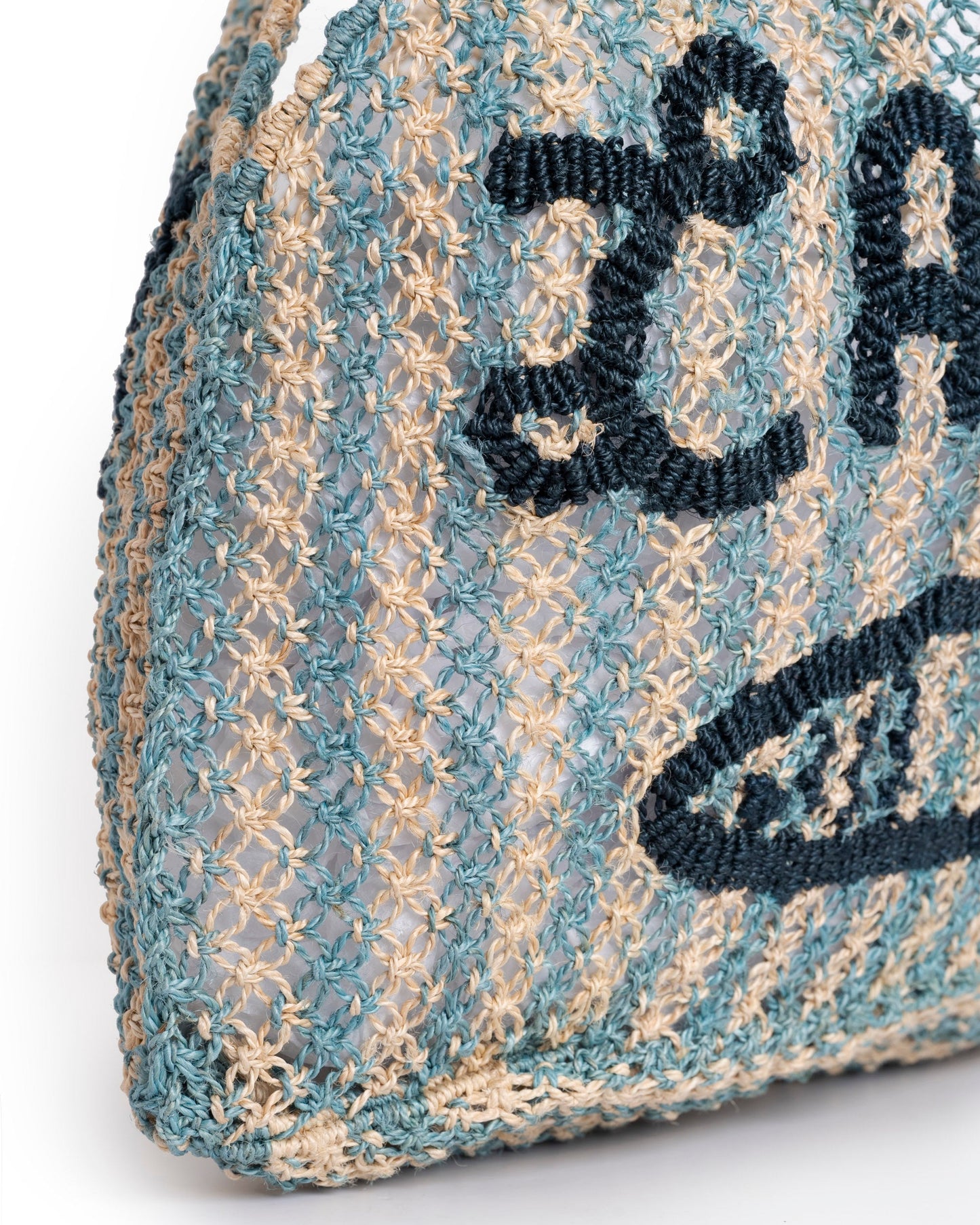 The Jacksons | Beach Bag Dora La Mer Sardine - Sky-Natural Tote