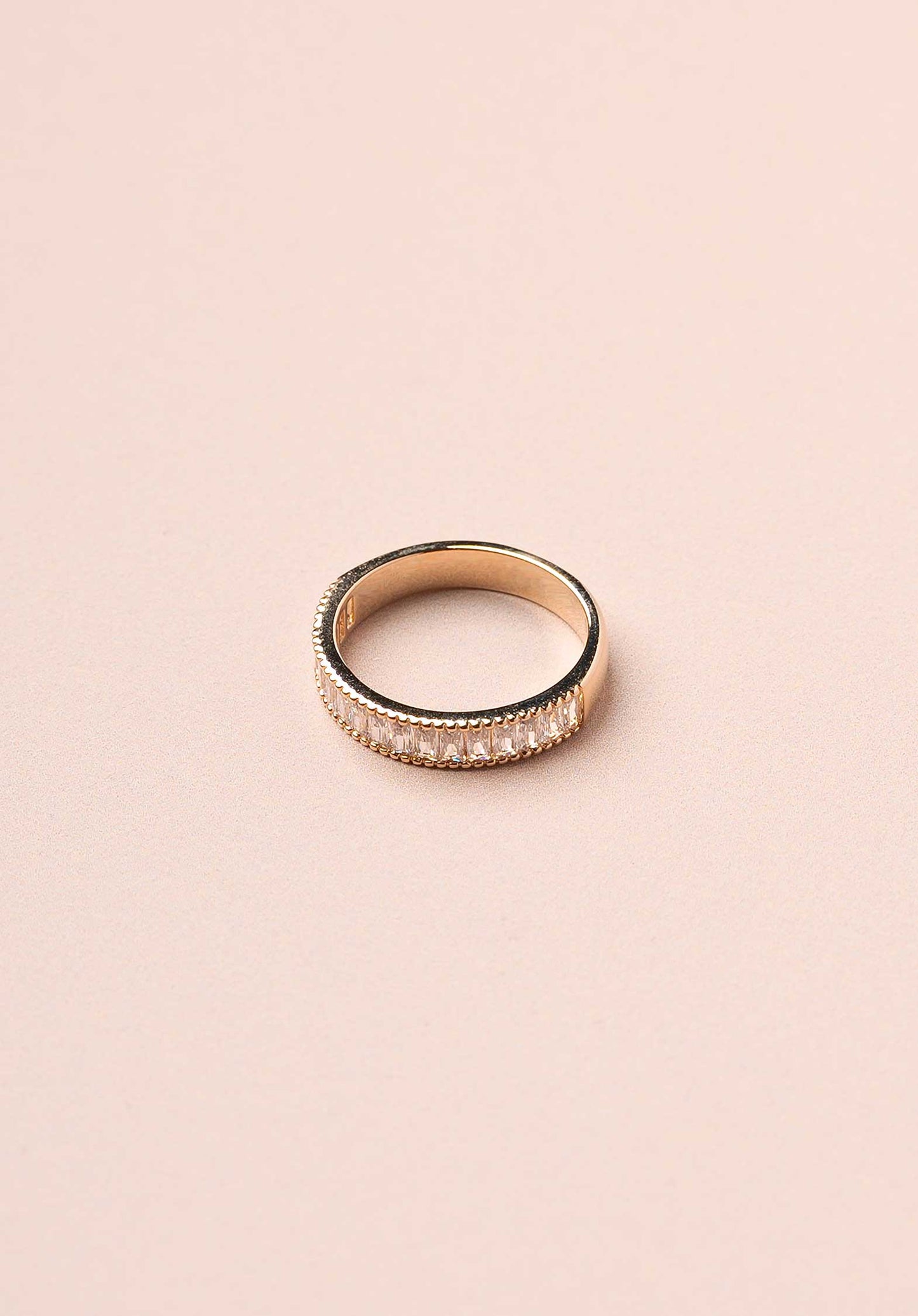 Ring Square Str Ring Gold