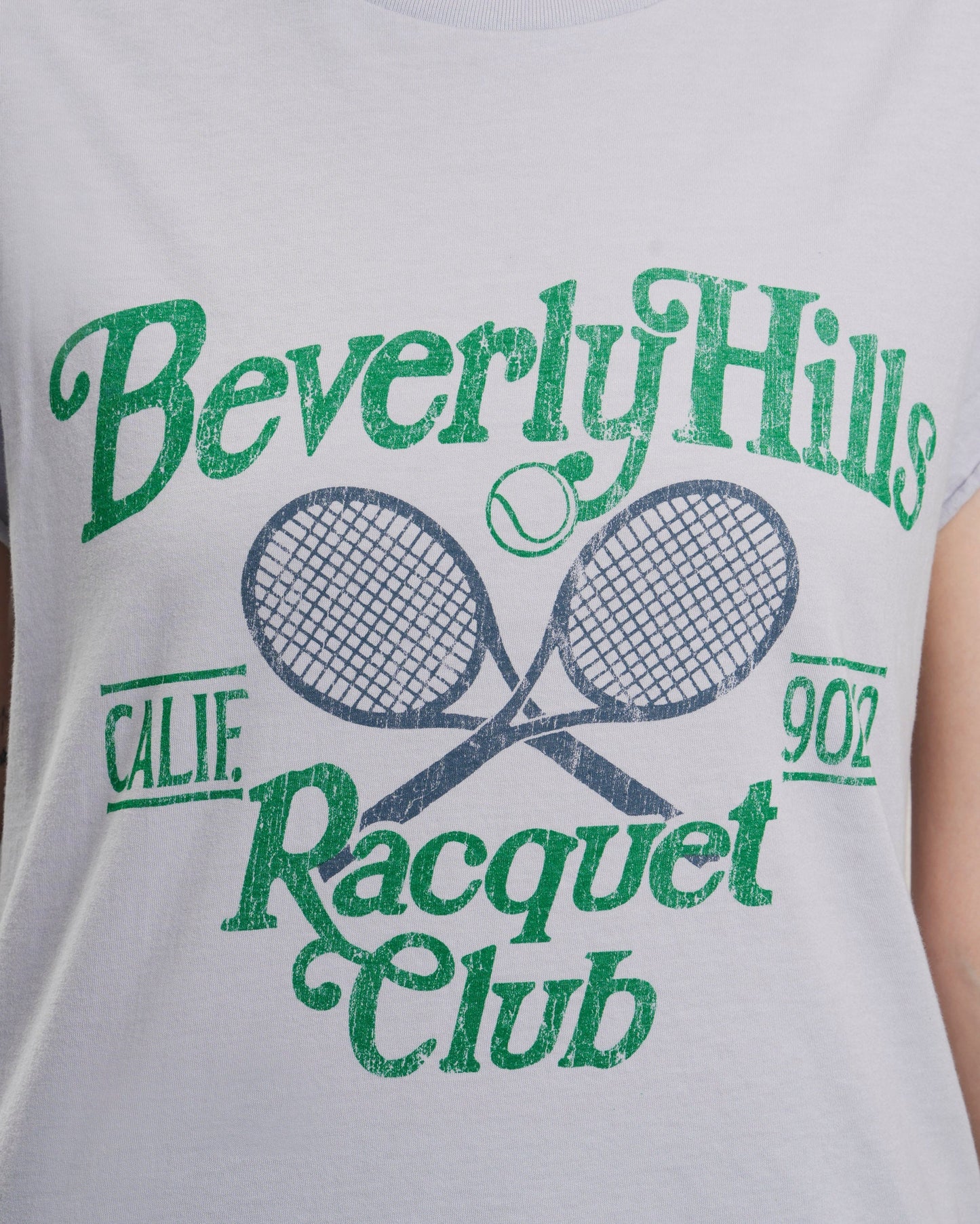 BOWERY | Beverly Hills Rolled-Up Tee - Vintage Lavender Lavander
