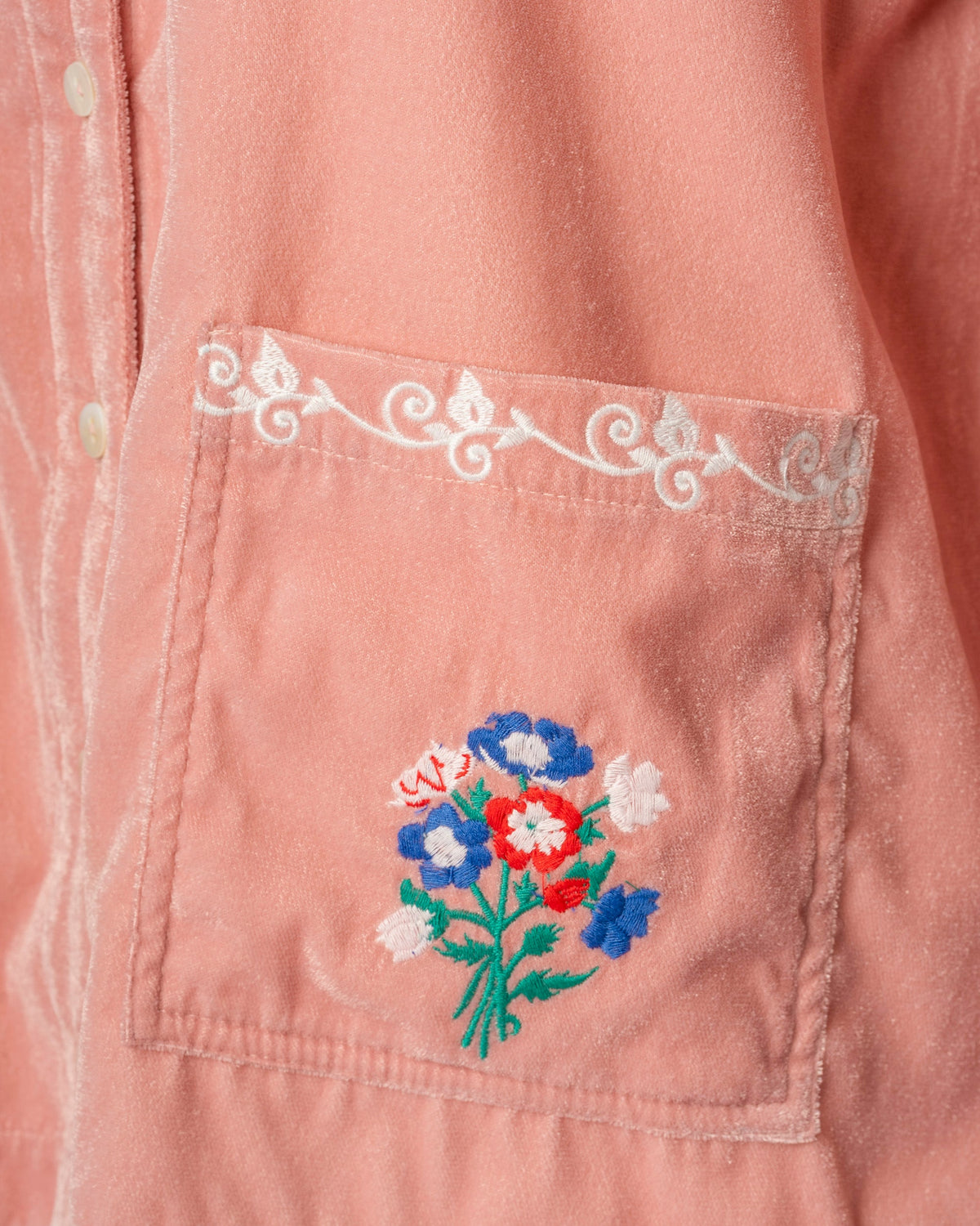 Sissel Edelbo | Hope Shirt Jacket -  Embroidery Pink