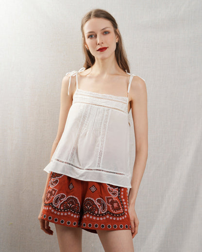 Vanessa Bruno | Sculpted Cotton Tank Top - White