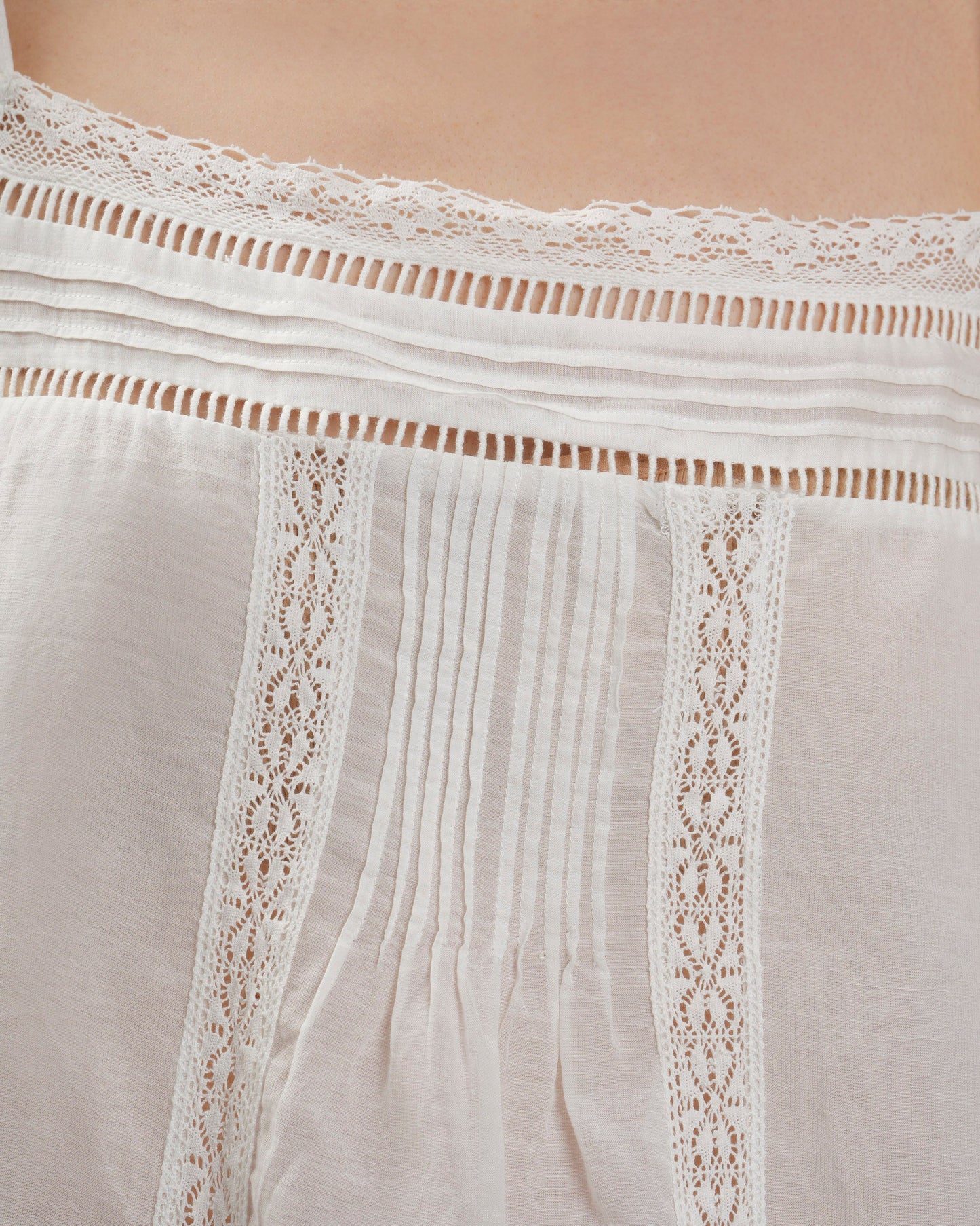 Vanessa Bruno | Sculpted Cotton Tank Top - White