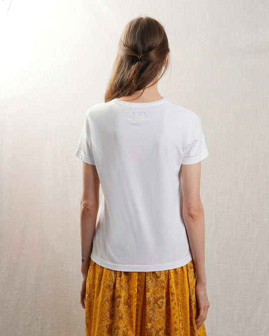 BOWERY | Brooklyn 32 Vintage Graphic Short-Sleeve Sweatshirt - White