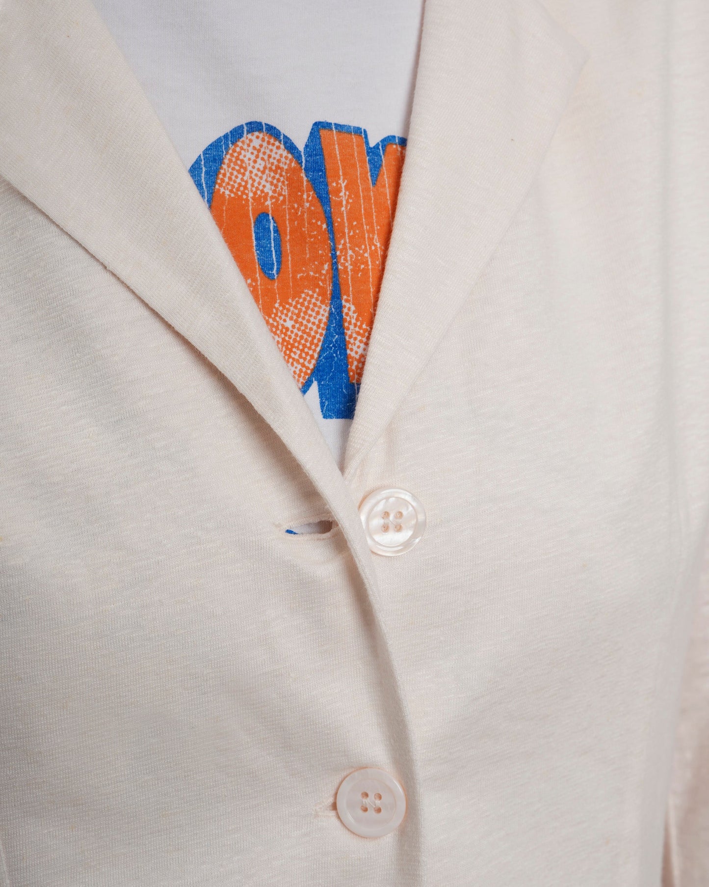 Majestic | Soft-Touch Knit Blend Jacket - Cream
