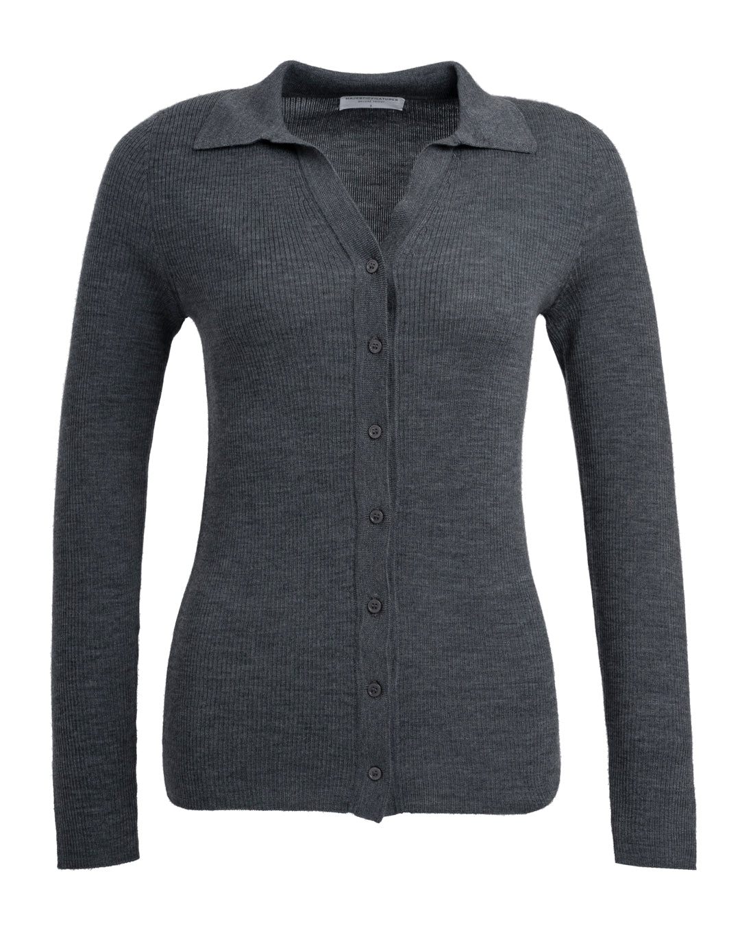 Majestic | Extrafine Merino Sweatshirt - Heather-Grey