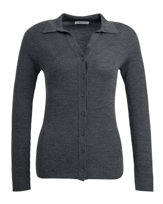 Majestic | Extrafine Merino Sweatshirt - Heather-Grey