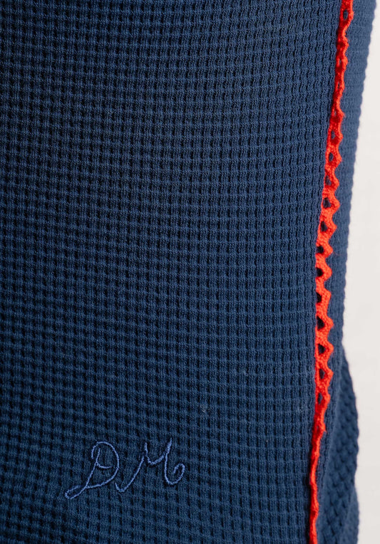 Aw25-dm-2060 Devon Pointelle Navy-Red