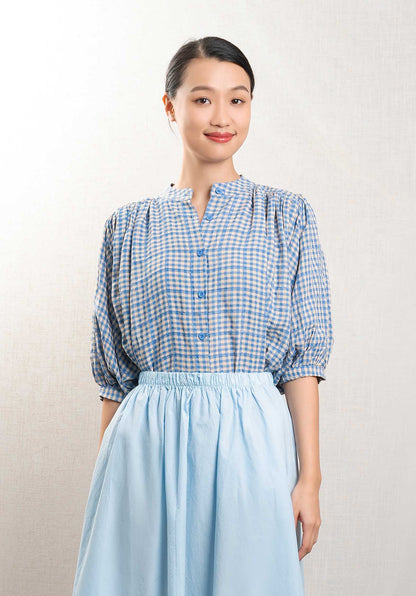 Blouse Sw707 Bleu-Royal
