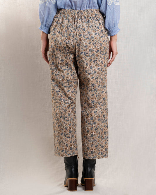Pants 96963 Beige-Floral