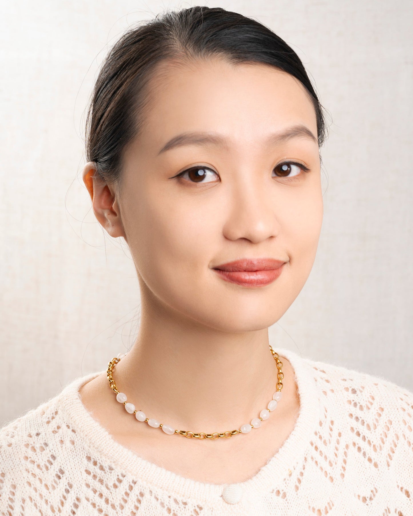 Necklace Sophie Qua Rose Pink