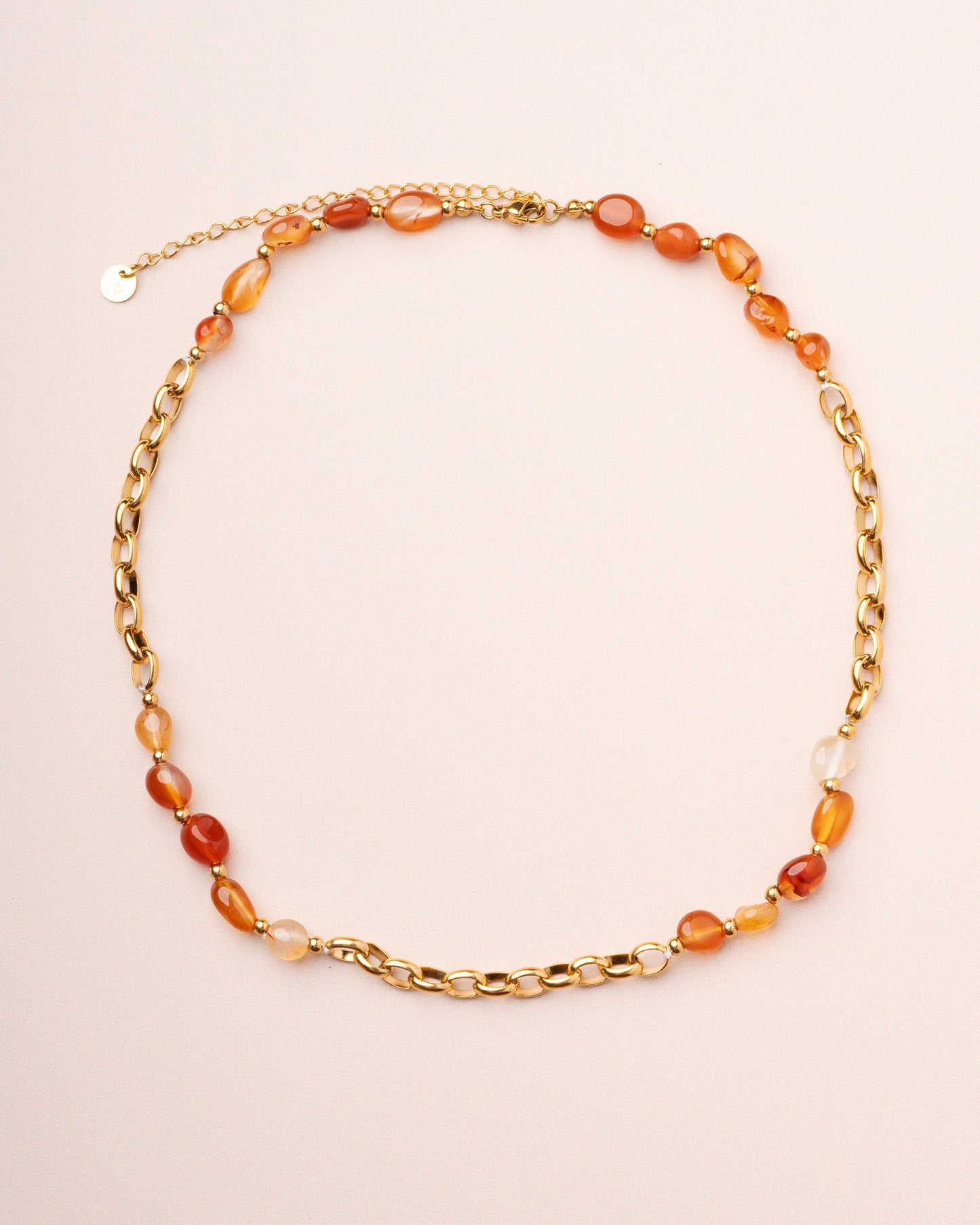 Necklace Sophie Cornaline Orange
