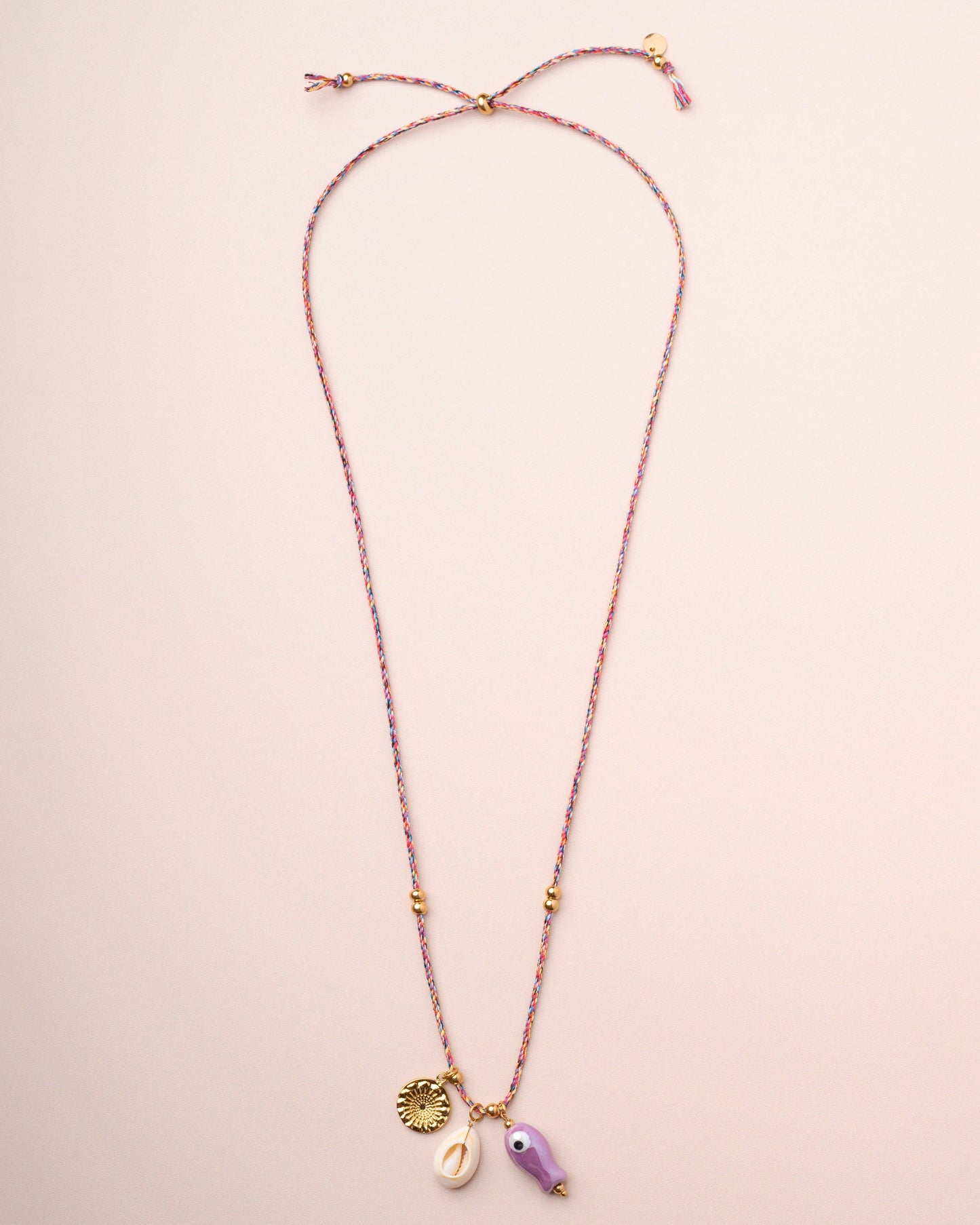 Necklace Carpe Necklace Purple-Ceramic-Fish