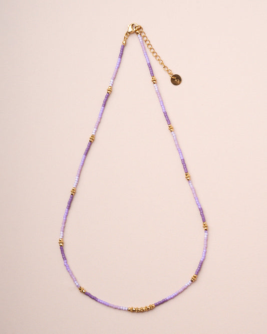 Necklace Armene Bead Neck Violet