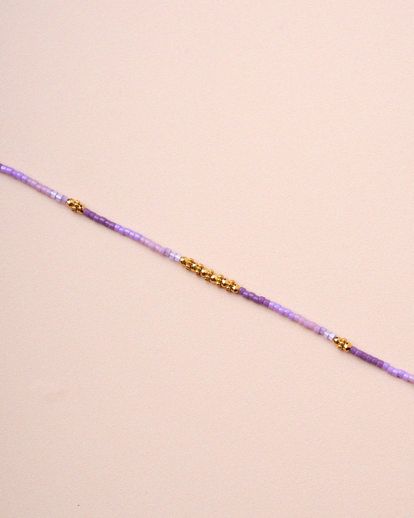 Necklace Armene Bead Neck Violet