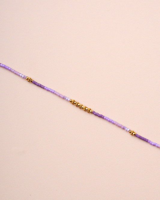Necklace Armene Bead Neck Violet