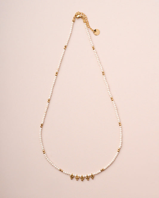 Necklace Akar Stones Neck White