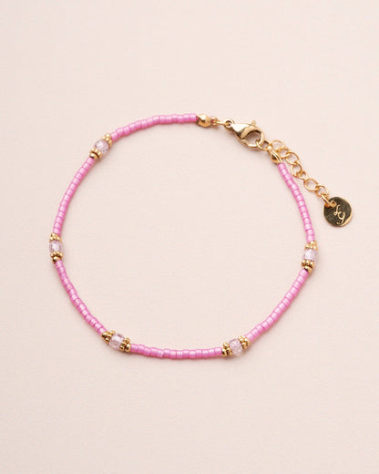 Bracelet Meillet Bead Br Fushia