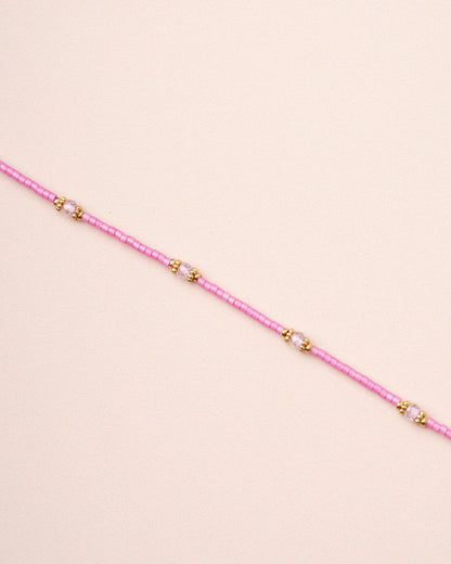 Bracelet Meillet Bead Br Fushia