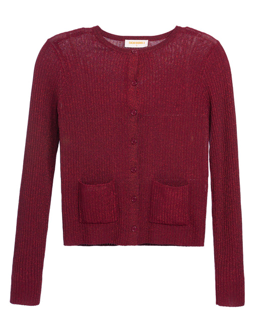 Cardigan Yp1835 Bordeaux
