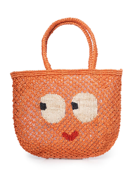 Women's Beach Bag Jute - Sweetheart Peach