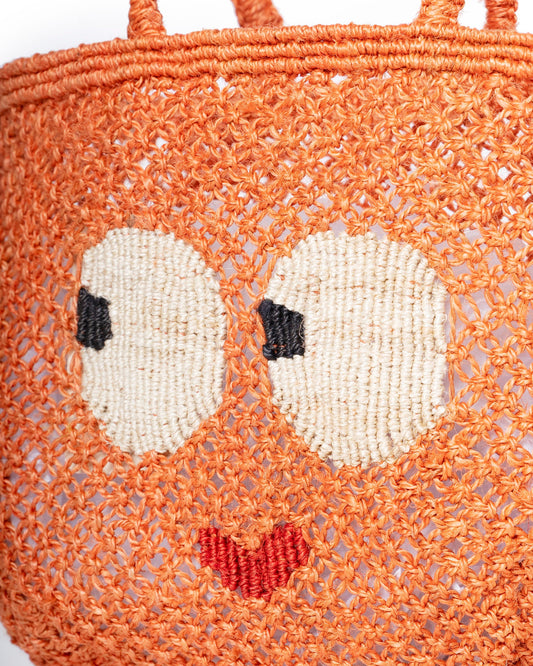 Women's Beach Bag Jute - Sweetheart Peach