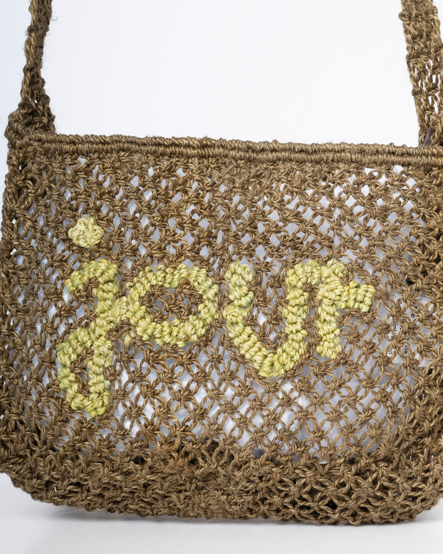 Unisex Olive Jute Beach Tote Bag – Premium Woven Coastal Carryall