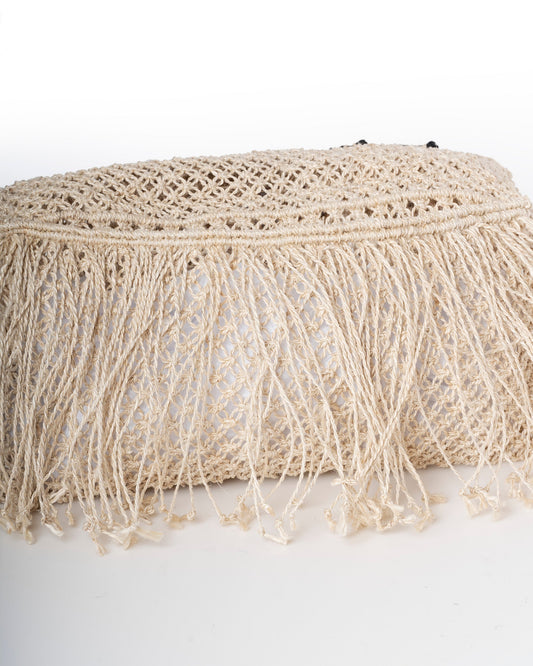 Dave Clutch Natural: Handcrafted Sustainable Jute Evening Bag