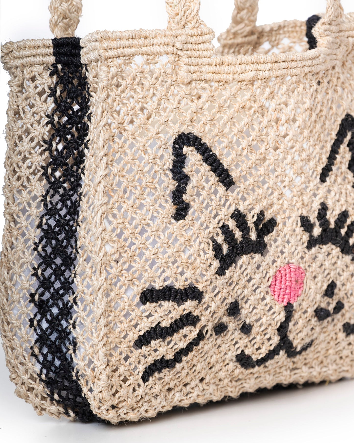 The Jacksons | Beach Bag Sofie Cat Face Natural