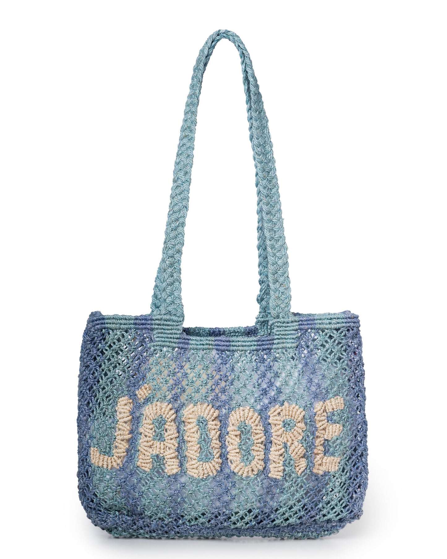 THE JACKSONS | Beach Bag Sofie Jadore Pebble - Purple Jute Tote
