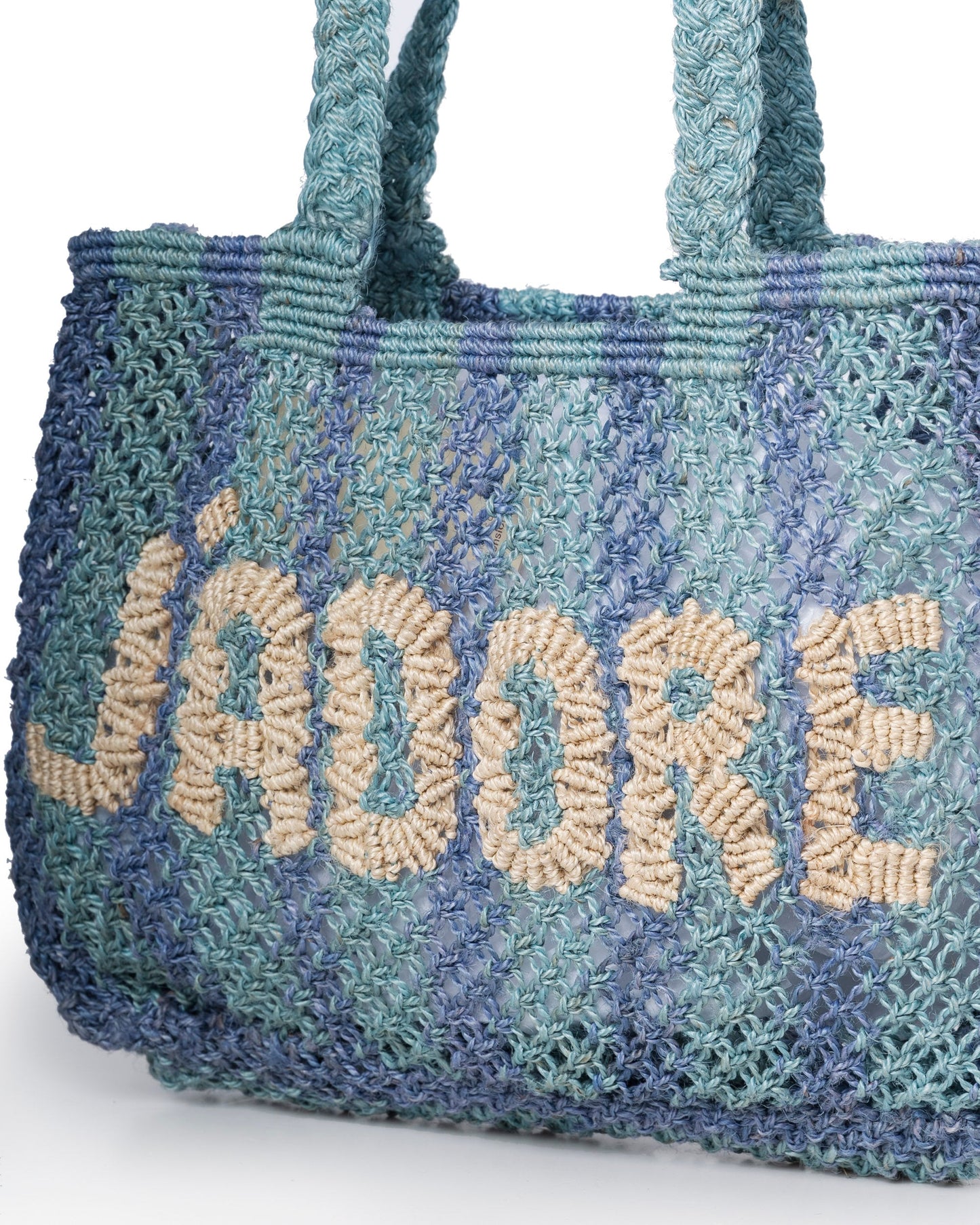 THE JACKSONS | Beach Bag Sofie Jadore Pebble - Purple Jute Tote