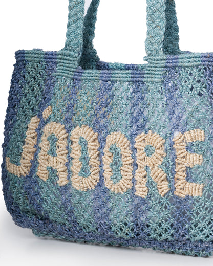 THE JACKSONS | Beach Bag Sofie Jadore Pebble - Purple Jute Tote