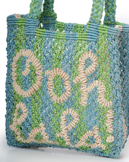 THE JACKSONS | Beach Bag Cara Ooh La La Sky - Jute Tote