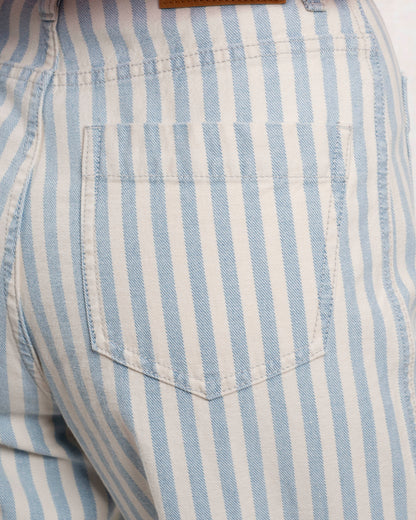 LAB DIP | Samuel High-Waist Wide-Leg Jeans - Hand-Washed Indigo