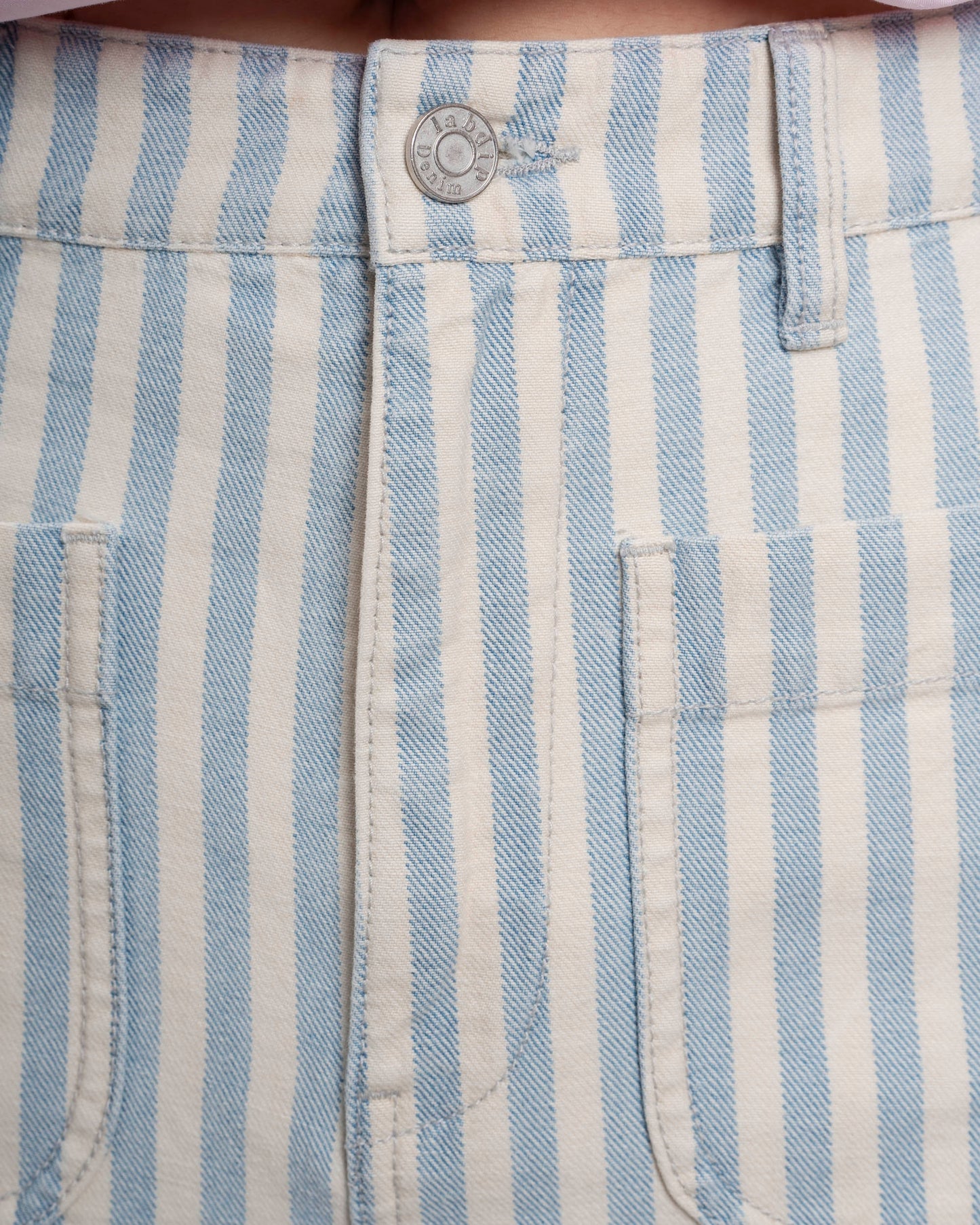 LAB DIP | Samuel High-Waist Wide-Leg Jeans - Hand-Washed Indigo