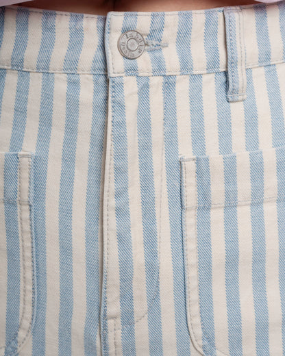 LAB DIP | Samuel High-Waist Wide-Leg Jeans - Hand-Washed Indigo