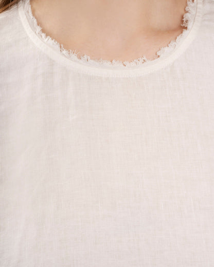Hartford | Howi Linen Blouse - Relaxed Shell 22-Shell