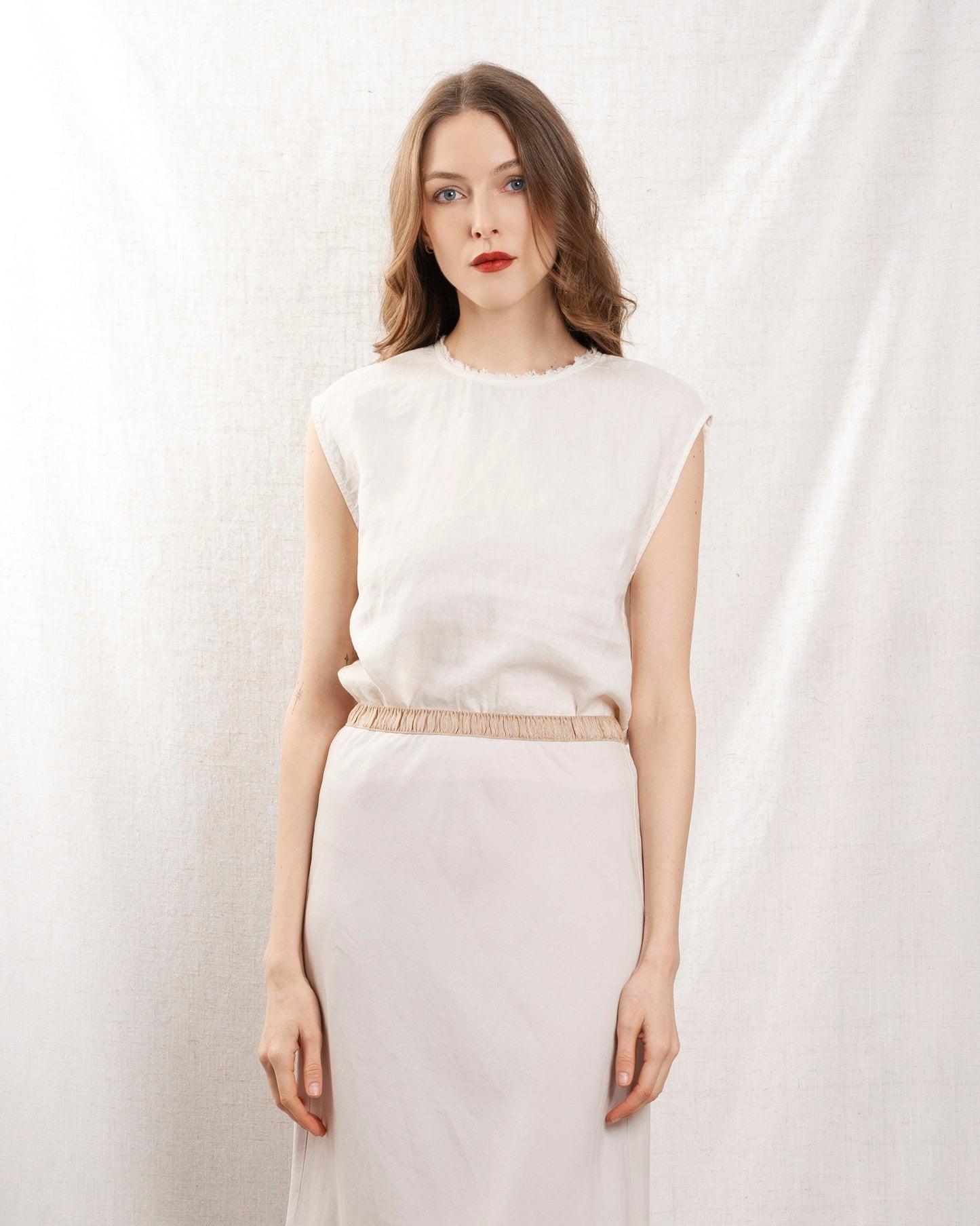 Hartford | Howi Linen Blouse - Relaxed Shell 22-Shell